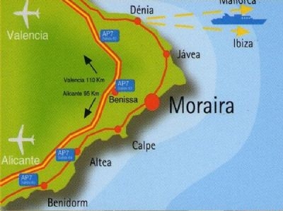 Moraira property: Land with bedroom in Moraira, Spain 39816